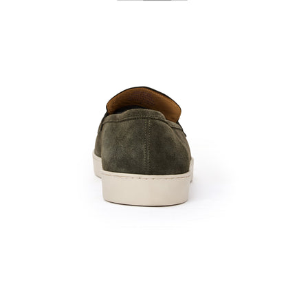Bruno Magli Men Prato Slip-On Loafer Olive Suede