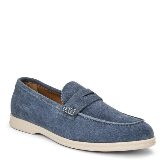 Bruno Magli Men PATRIZIO loafer Light Blue Suede