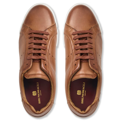 Bruno Magli Men DAMIANO sneaker Cognac Leather