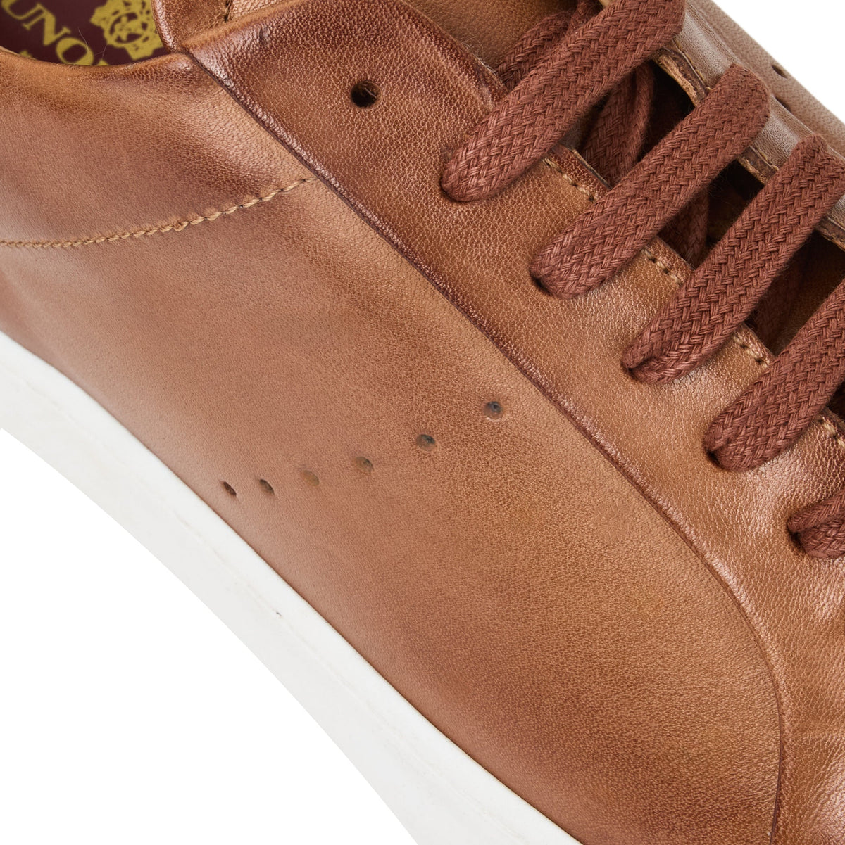 Bruno Magli Men DAMIANO sneaker Cognac Leather