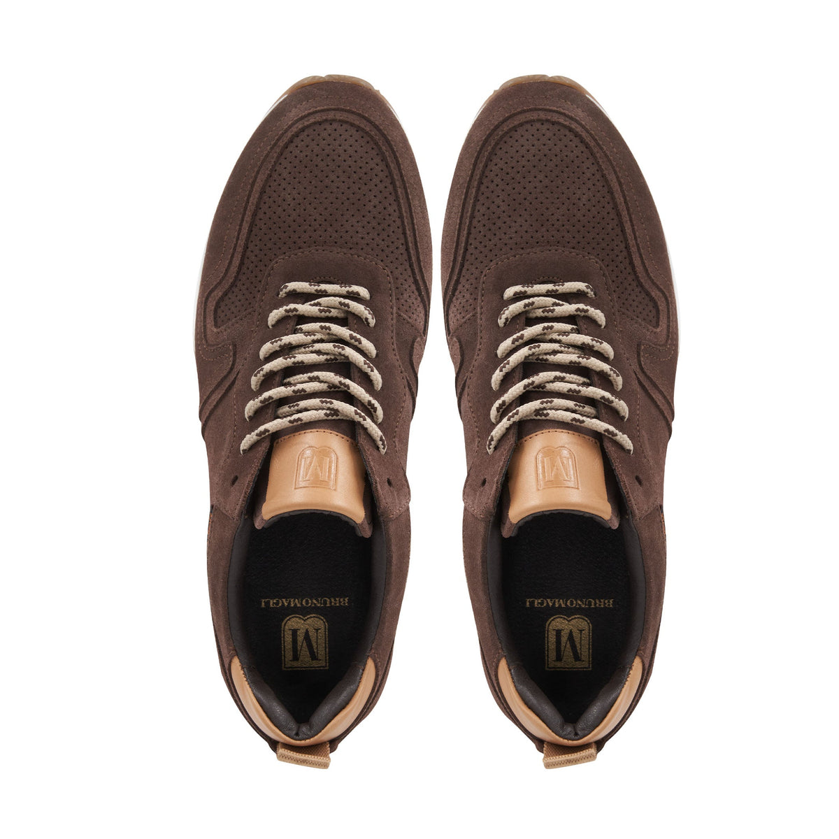 Bruno Magli Men Capri Sneaker Brown Suede