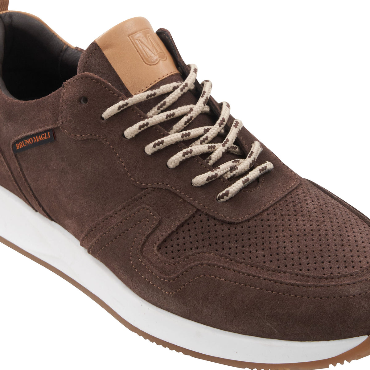 Bruno Magli Men Capri Sneaker Brown Suede