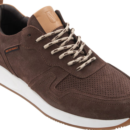 Bruno Magli Men Capri Sneaker Brown Suede
