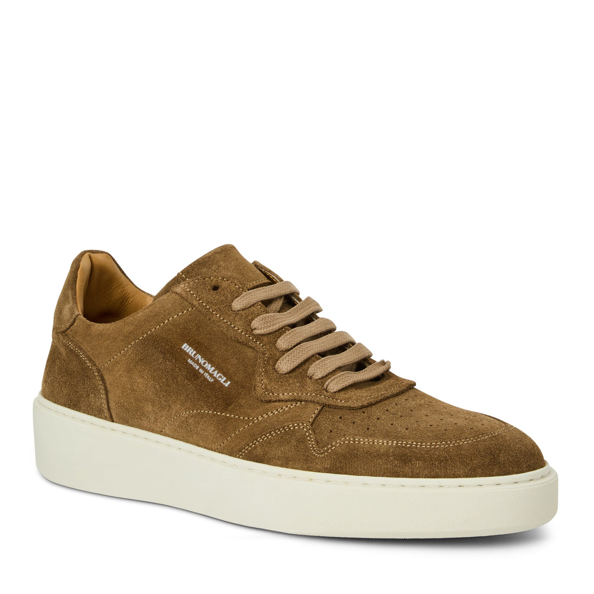 Bruno Magli Men Dezi Sneaker Taupe Suede