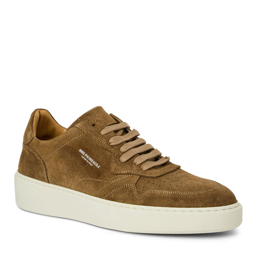 Bruno Magli Men Dezi Sneaker Taupe Suede