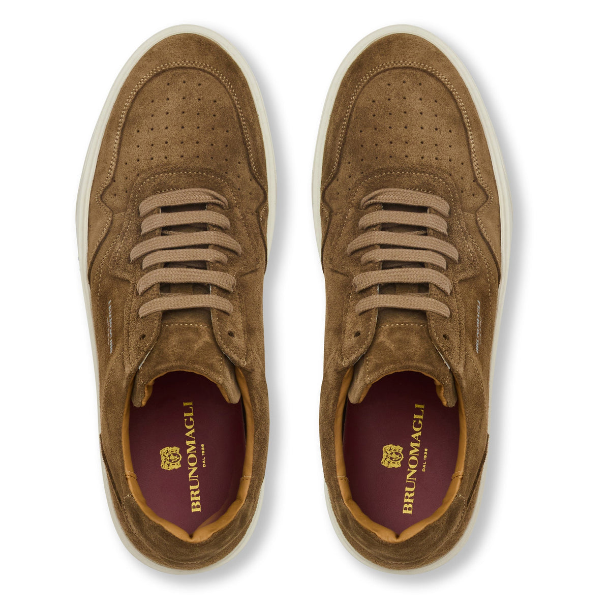 Bruno Magli Men Dezi Sneaker Taupe Suede