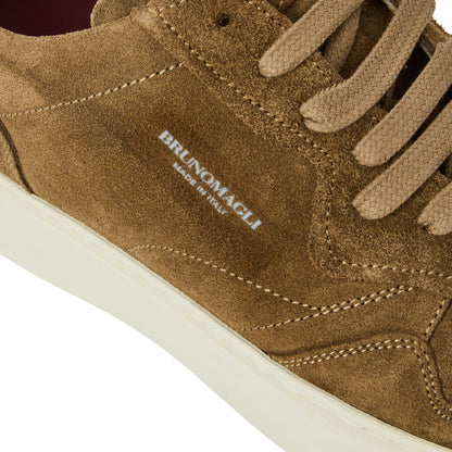Bruno Magli Men Dezi Sneaker Taupe Suede