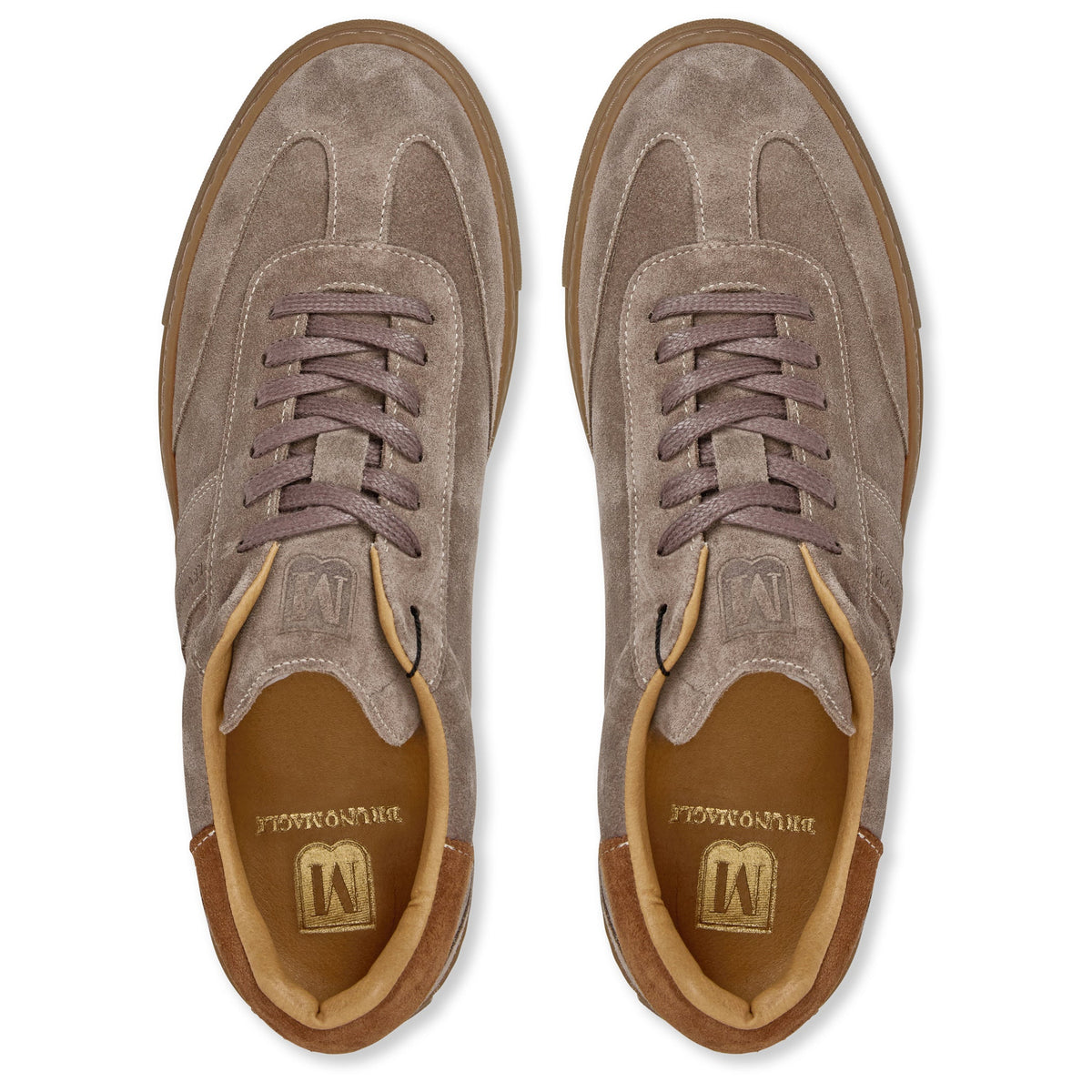 Bruno Magli Men Ryan sneaker Taupe Suede