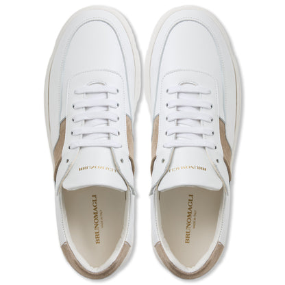 Bruno Magli Men Ponza White/Beige Suede White/Beige Suede