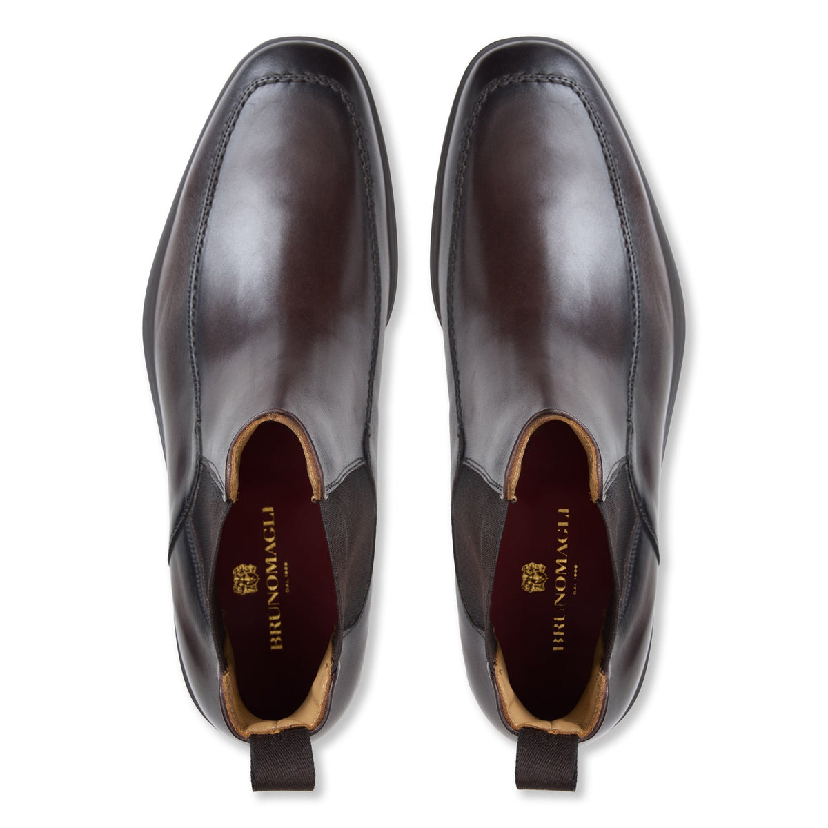 Bruno Magli Men RAGING CHELSEA BOOT Dark Brown Leather
