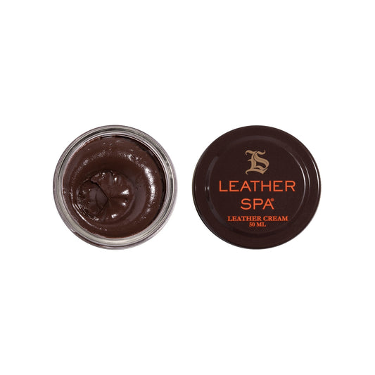 Bruno Magli Men Leather Spa Leather Cream - Brown