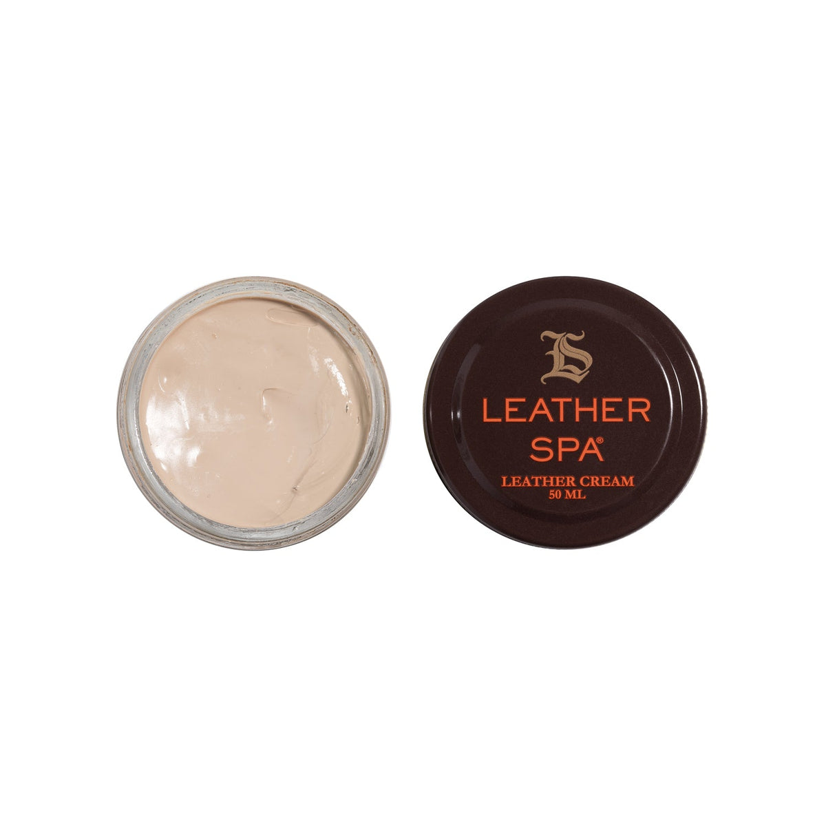 Bruno Magli Men Leather Spa Leather Cream - Cream