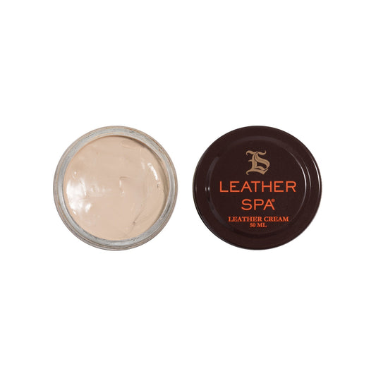 Bruno Magli Men Leather Spa Leather Cream - Cream