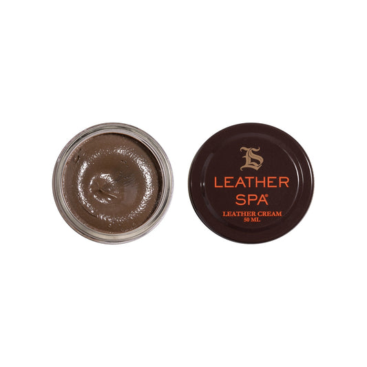 Bruno Magli Men Leather Spa Leather Cream - Ecru
