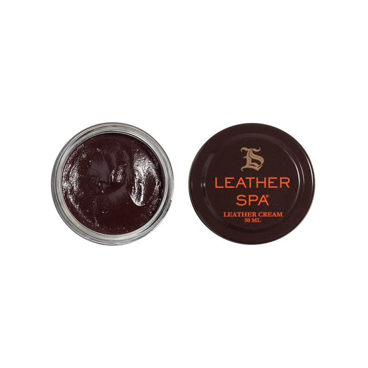Bruno Magli Men Leather Spa Leather Cream - Bordeaux