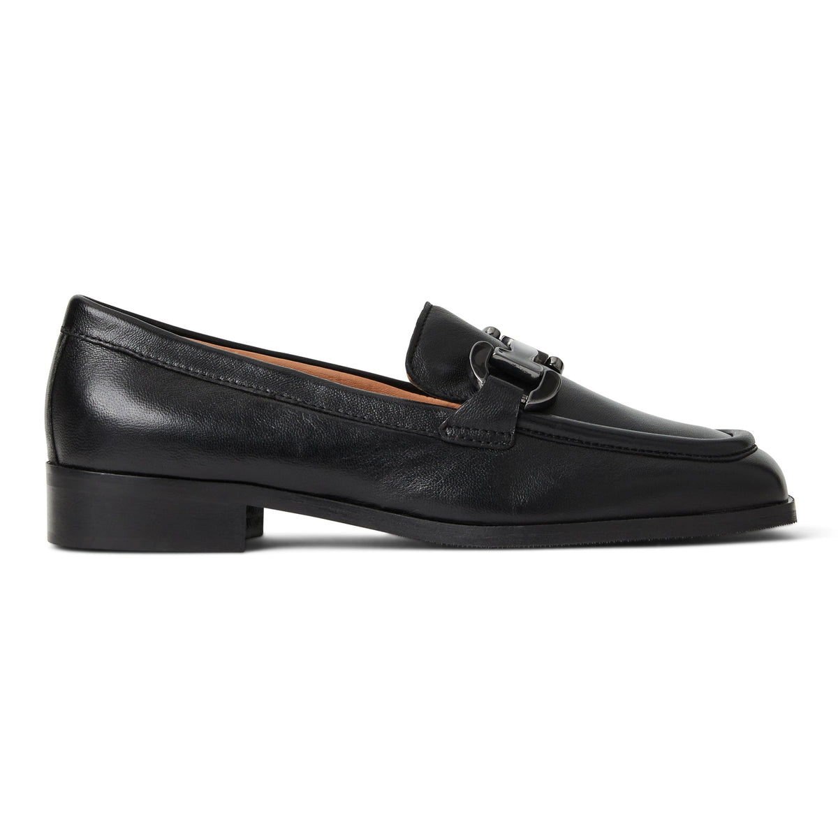 Bruno Magli Women Natalie Square Toe Loafer Black