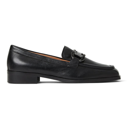 Bruno Magli Women Natalie Square Toe Loafer Black
