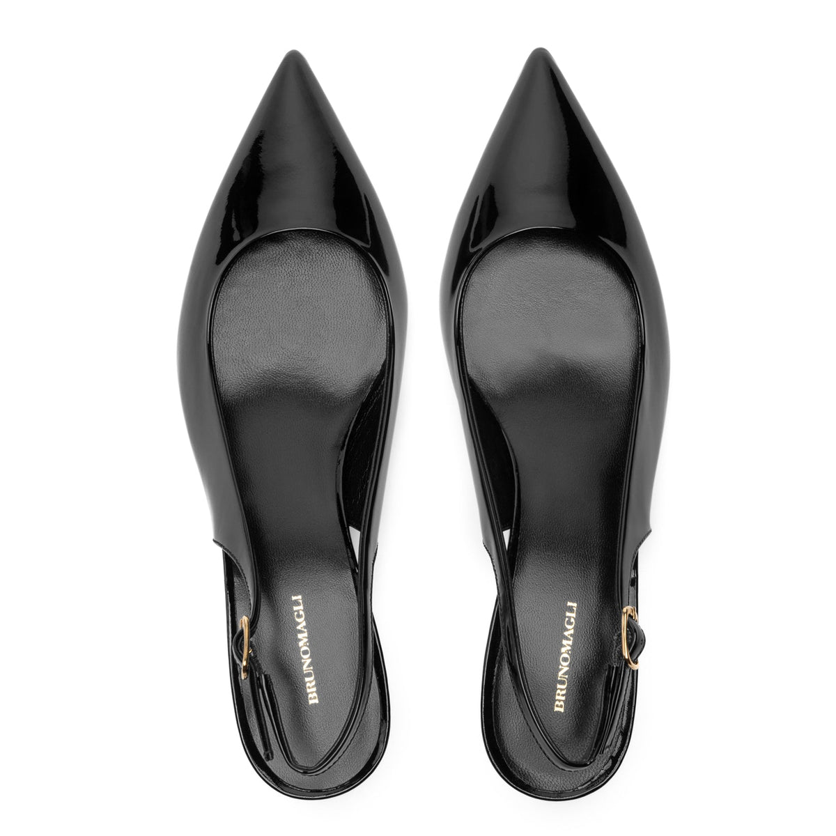 Bruno Magli Women Palerma Slingback Pump Black Patent  w womengift24