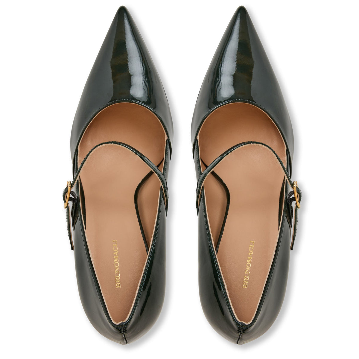 Bruno Magli Women Prima Pump Emerald Patent