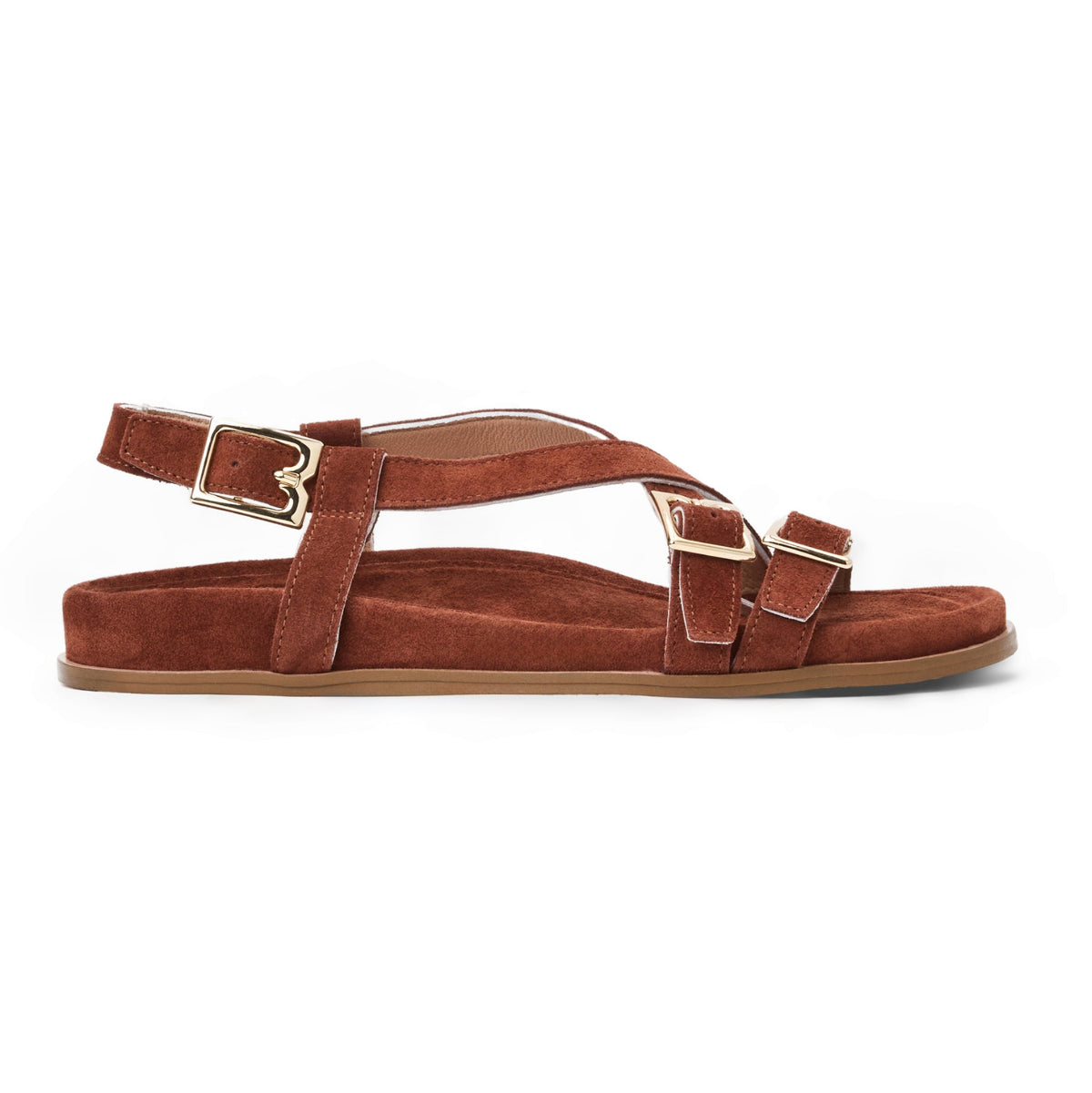 Bruno Magli Women Gianna Brown Suede Brown Suede