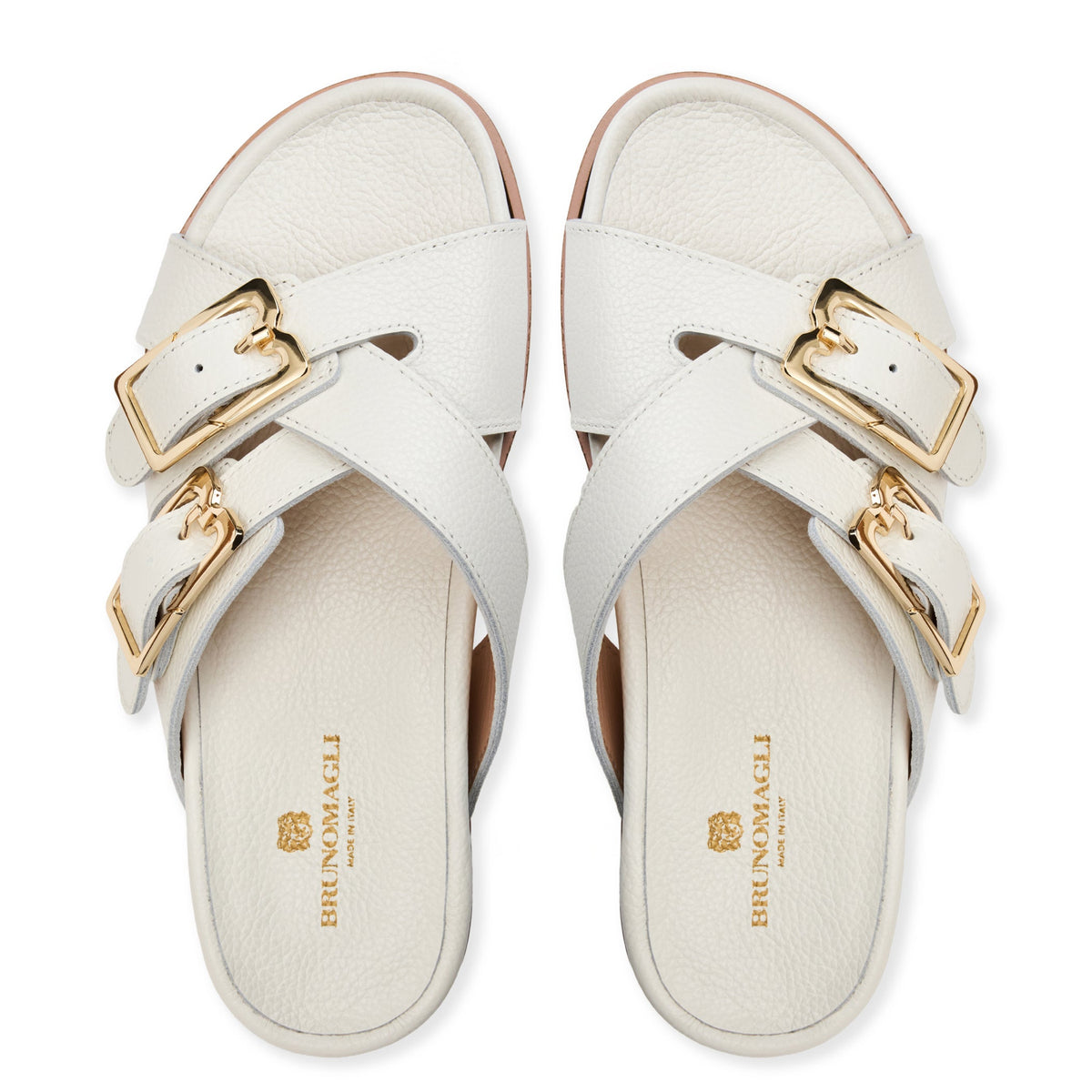 Bruno Magli Women Genesis Bone Tumbled Bone