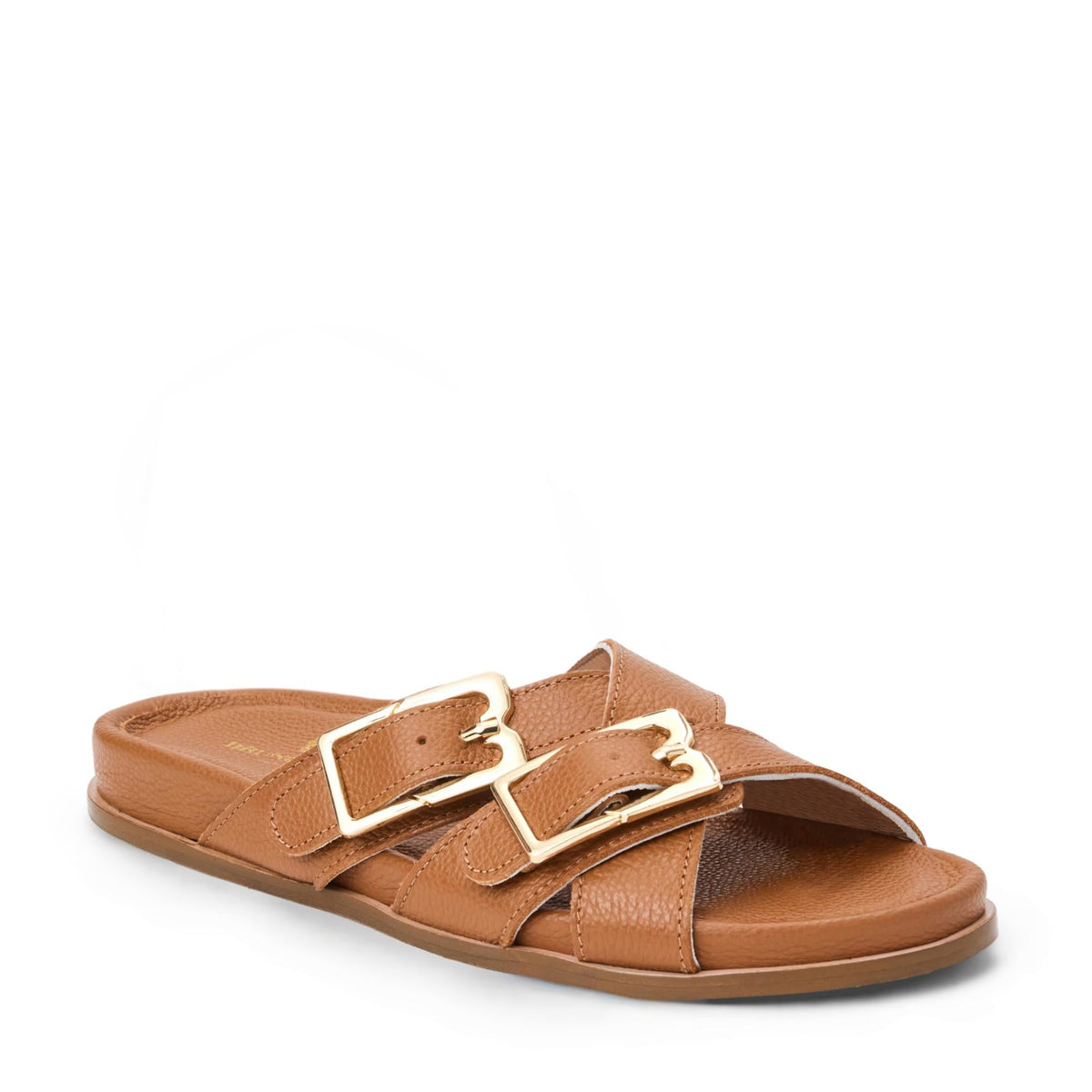 Bruno Magli Women Genesis Cognac Tumbled Cognac Leather
