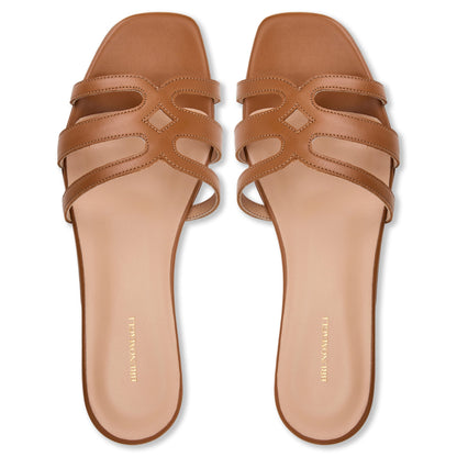Bruno Magli Women Flore Cognac Nappa/Tonal Nappa/Tonal