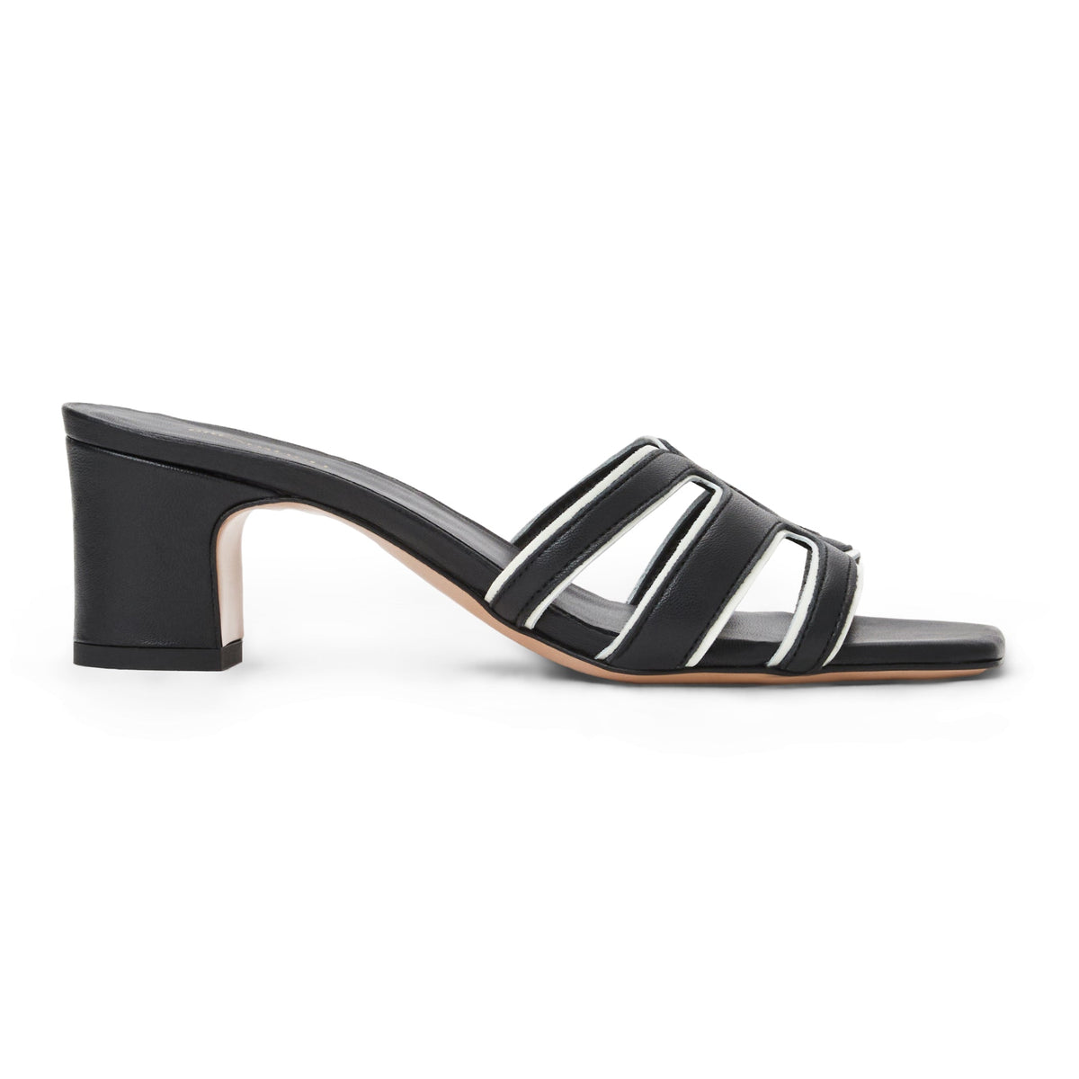 Bruno Magli Women Enora Black Nappa/Bone Black Nappa/Bone