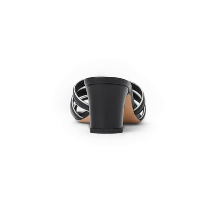 Bruno Magli Women Enora Black Nappa/Bone Black Nappa/Bone