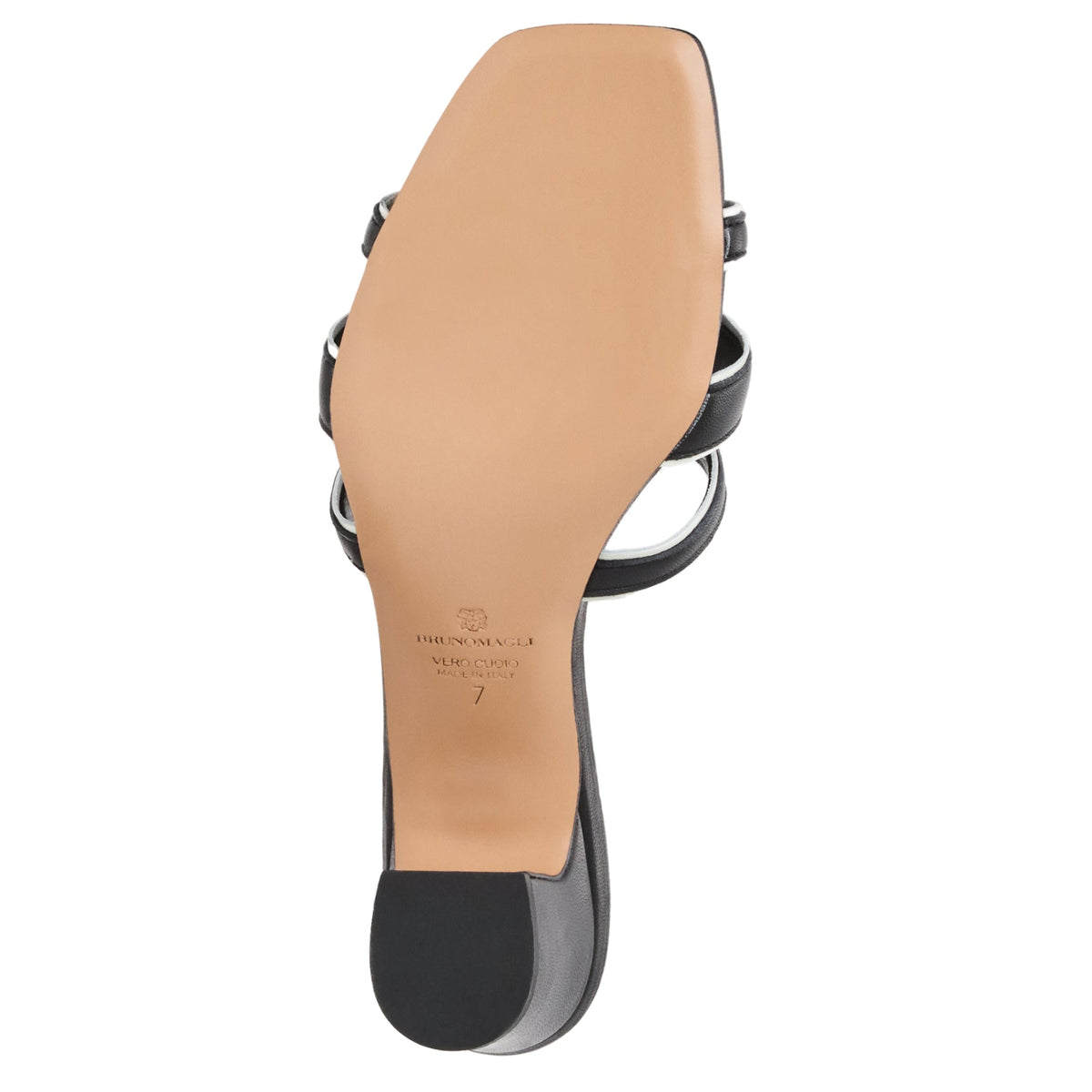 Bruno Magli Women Enora Black Nappa/Bone Black Nappa/Bone