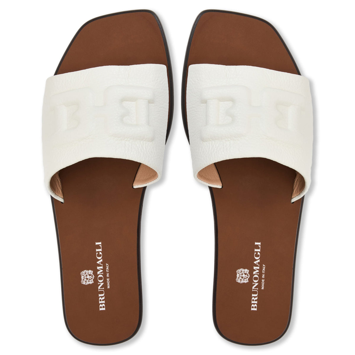 Bruno Magli Women Aqua Bone Tumbled Bone Tumbled