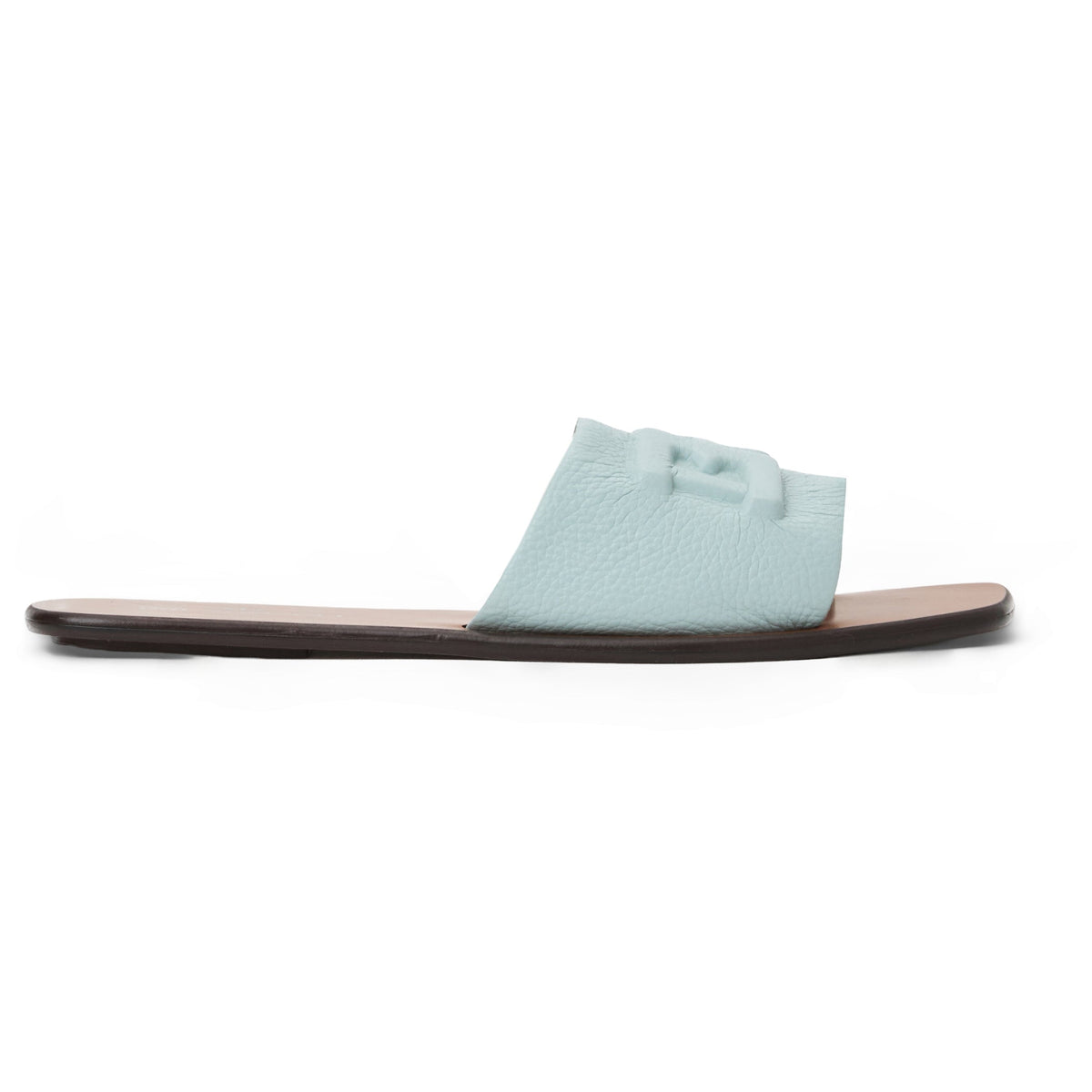 Bruno Magli Women Aqua Sky Blue Tumbled Sky Blue Tumbled