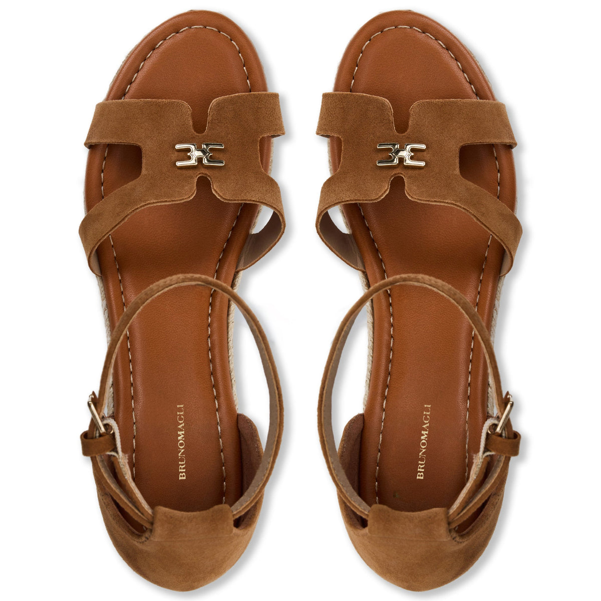 Bruno Magli Women Dina Cognac Suede