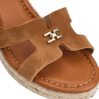 Bruno Magli Women Dina Cognac Suede