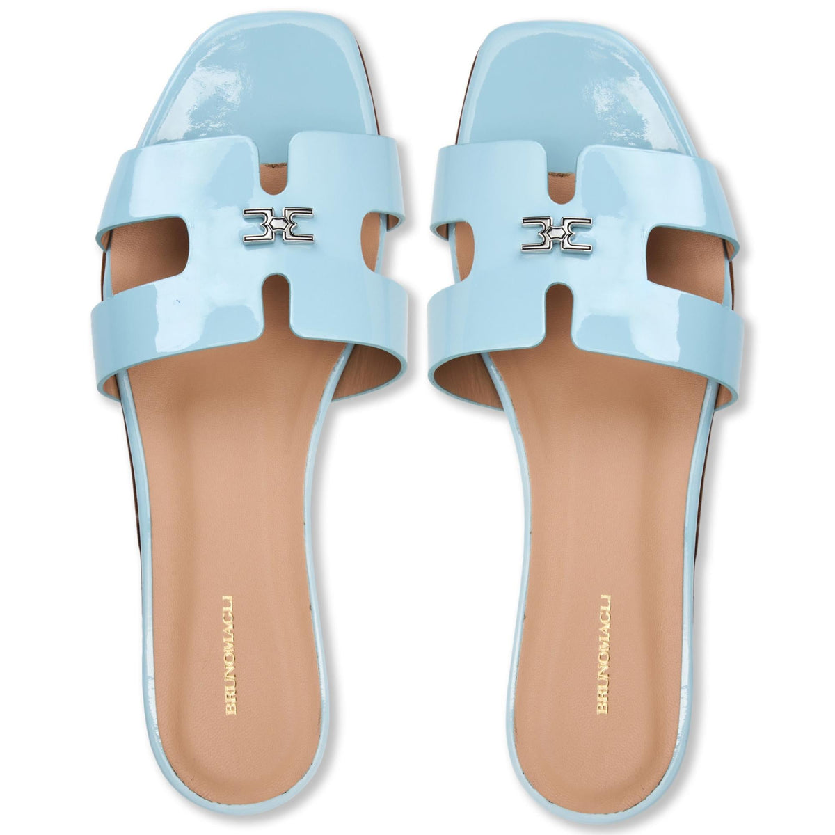 Bruno Magli Women Fina Sky Blue Patent Sky Blue Patent