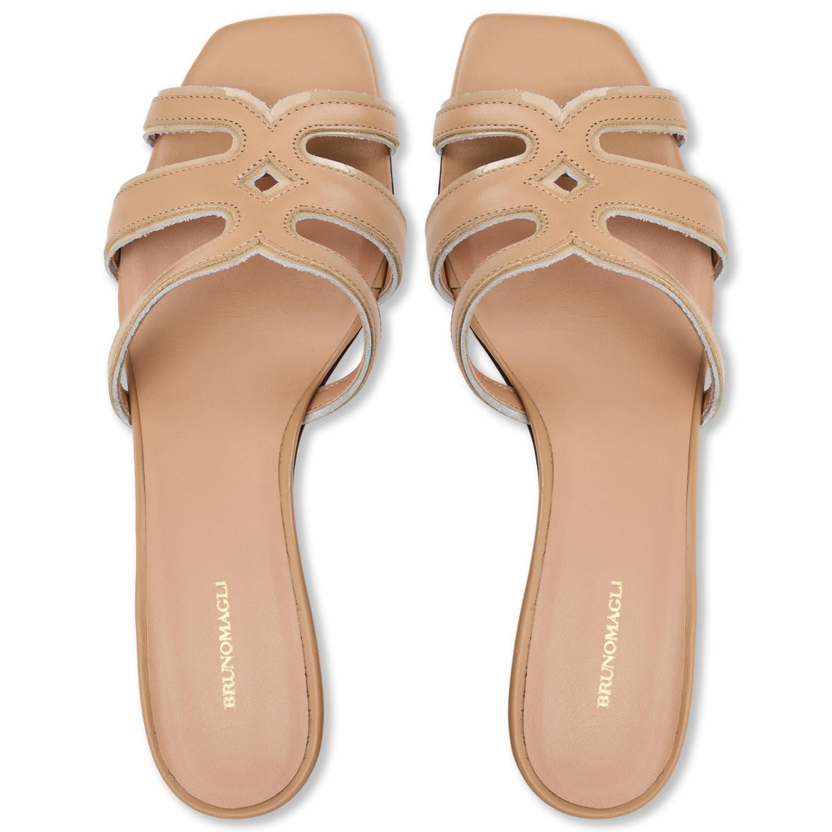 Bruno Magli Women Enora Tan Nappa/Tonal Tan Nappa/Tonal