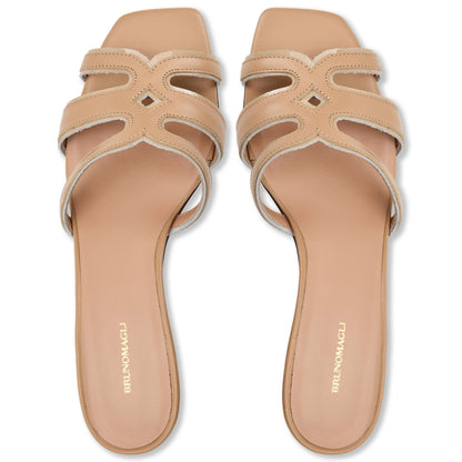 Bruno Magli Women Enora Tan Nappa/Tonal Tan Nappa/Tonal
