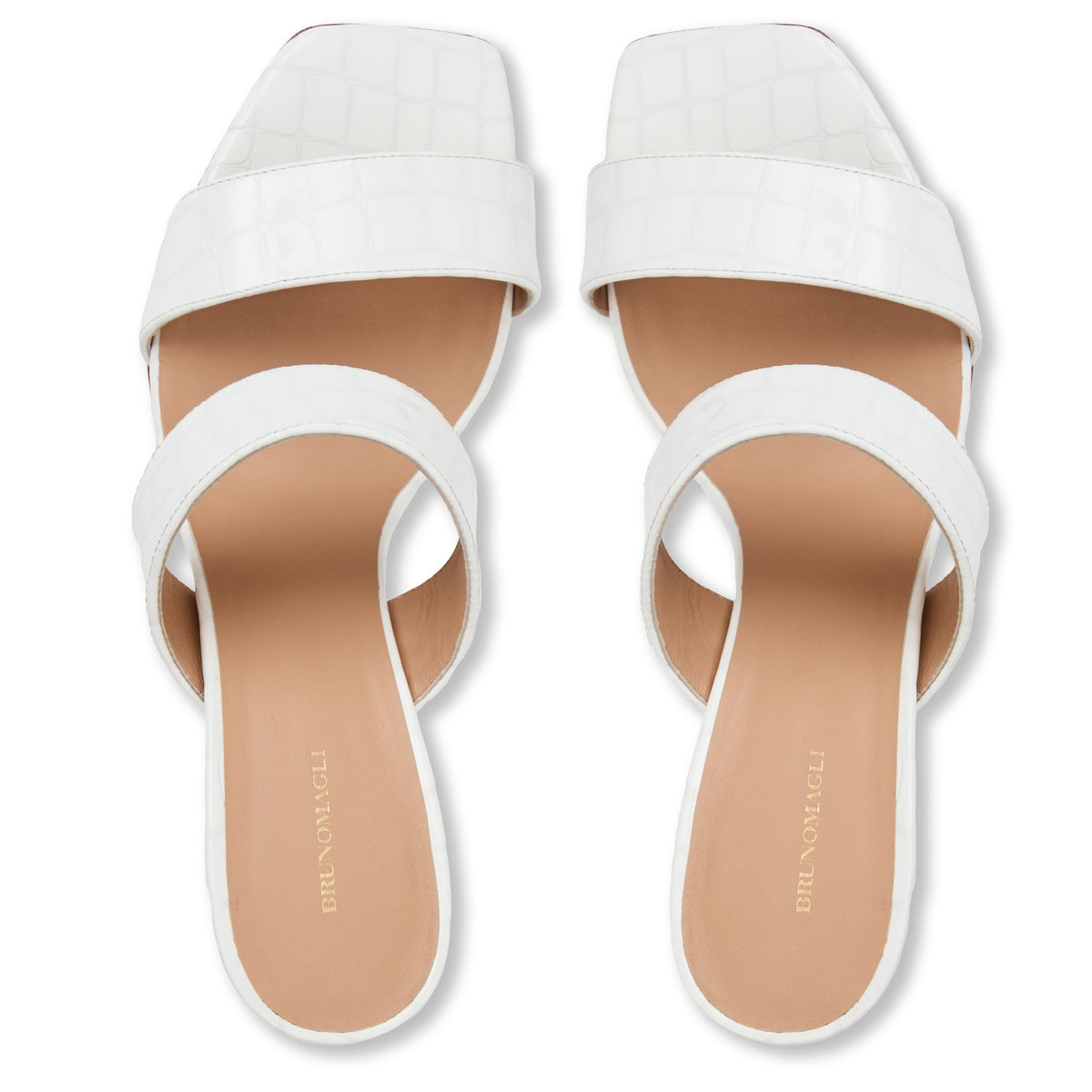 Bruno Magli Women Vezza Bone Patent/Croc Bone Patent/Croc