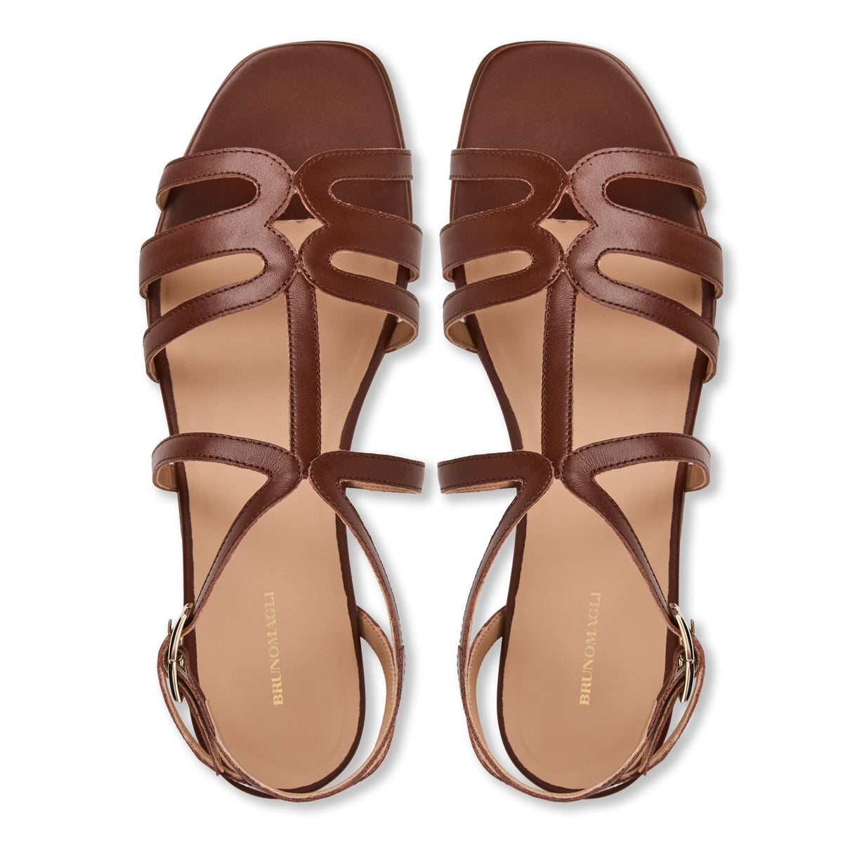 Bruno Magli Women Fiore Brown Nappa Brown Nappa