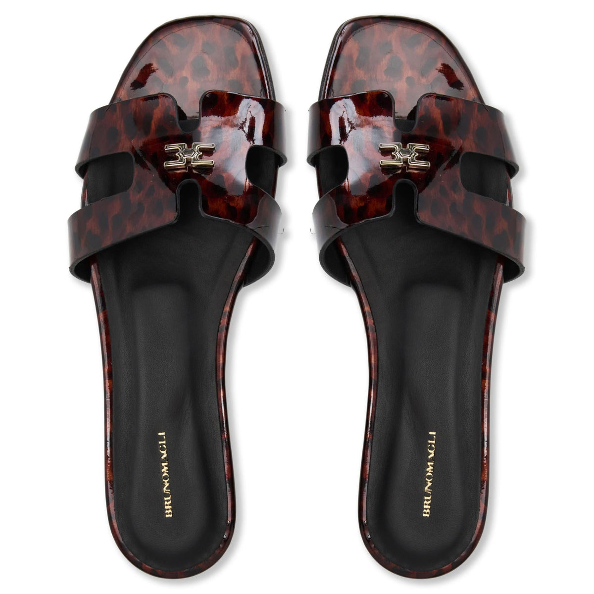 Bruno Magli Women Fina Tortoise Patent Tortoise Patent