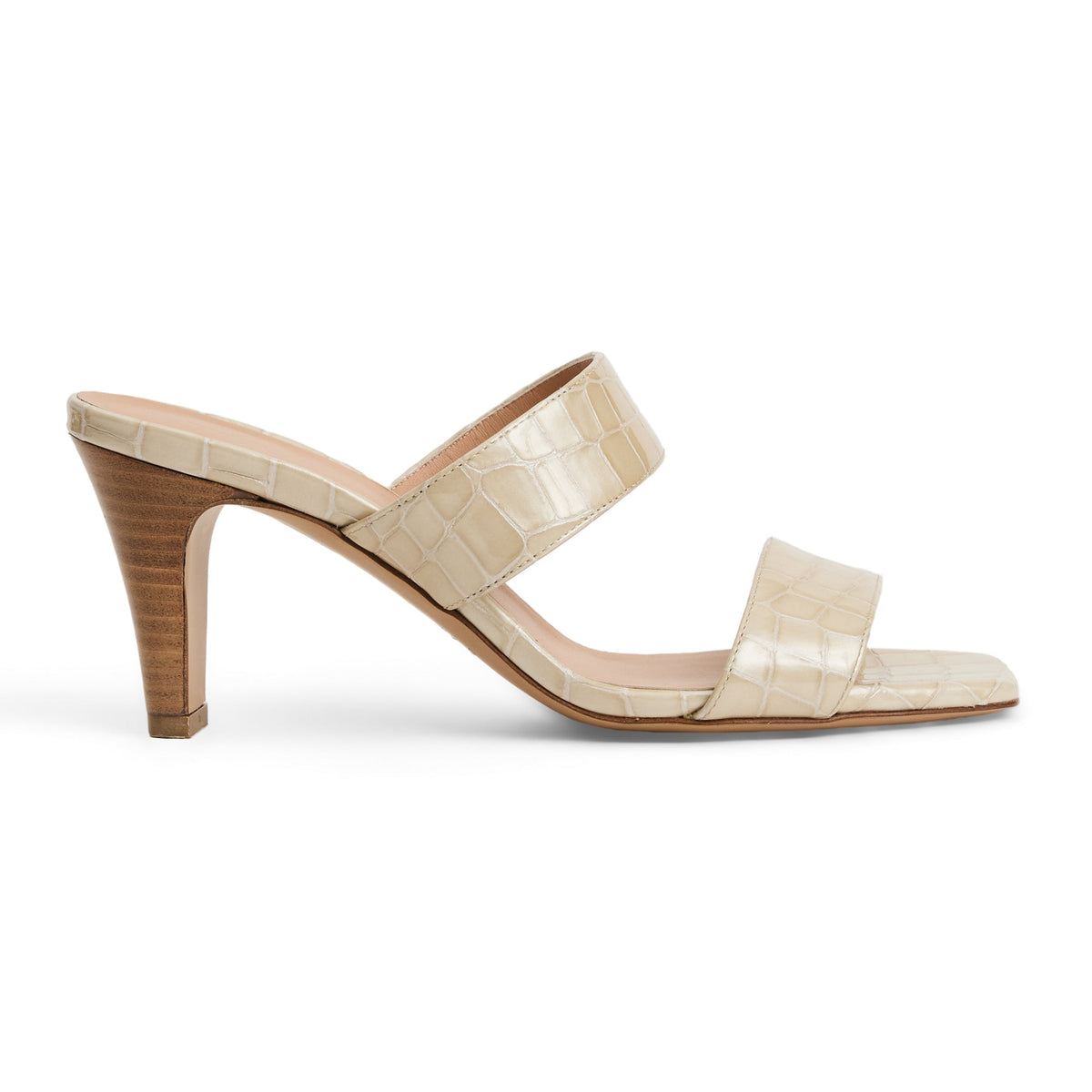 Bruno Magli Women Vezza Sand Patent/Croc Sand Patent/Croc