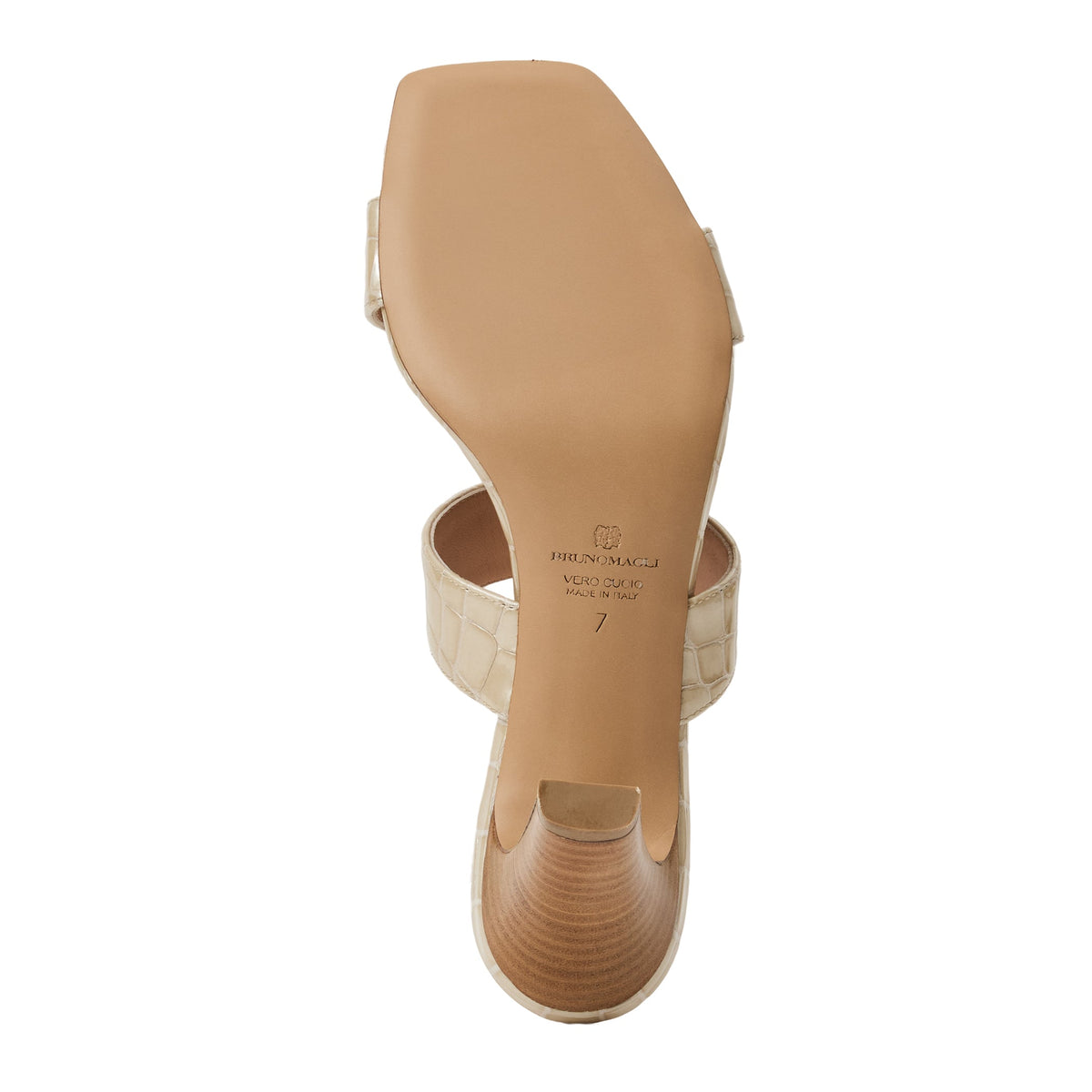 Bruno Magli Women Vezza Sand Patent/Croc Sand Patent/Croc