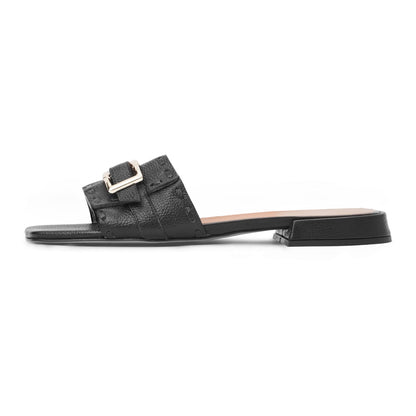 Bruno Magli Women Bellini Black Tumbled Black Leather