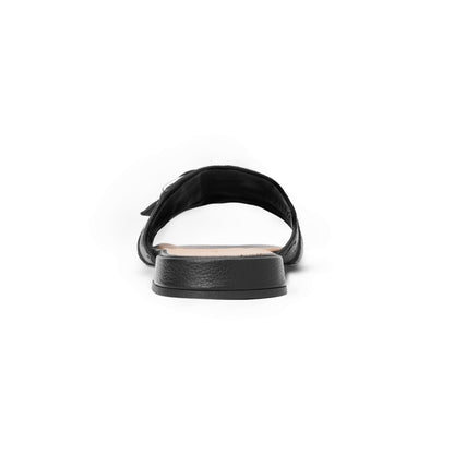Bruno Magli Women Bellini Black Tumbled Black Leather
