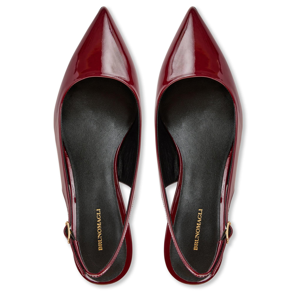 Bruno Magli Women Palerma Berry Patent Berry Patent