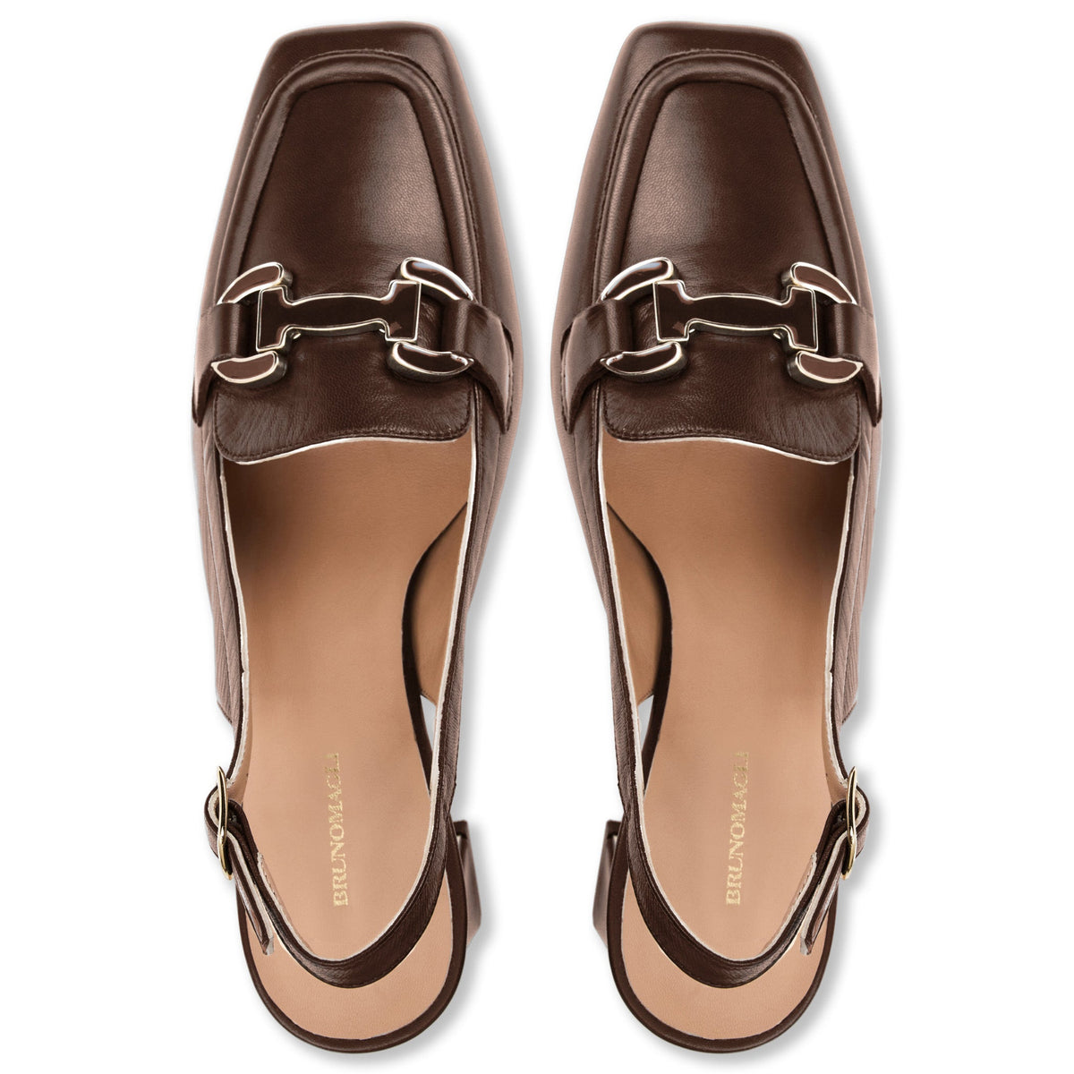 Bruno Magli Women Fabia Brown Nappa