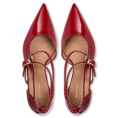 Bruno Magli Women Primavera Berry Patent Berry Patent