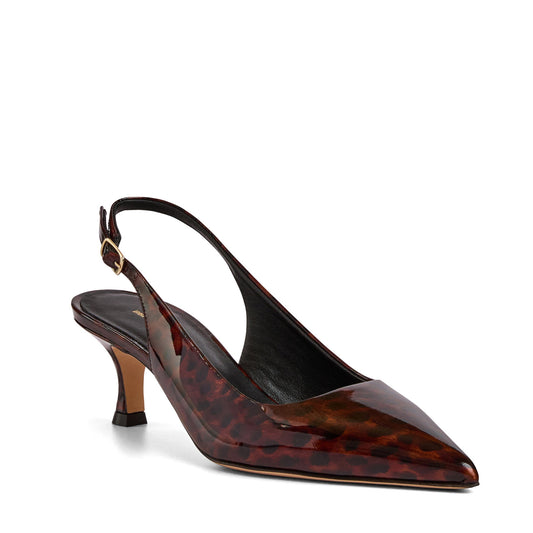 Bruno Magli Women Palerma Slingback Pump Tortoise Patent