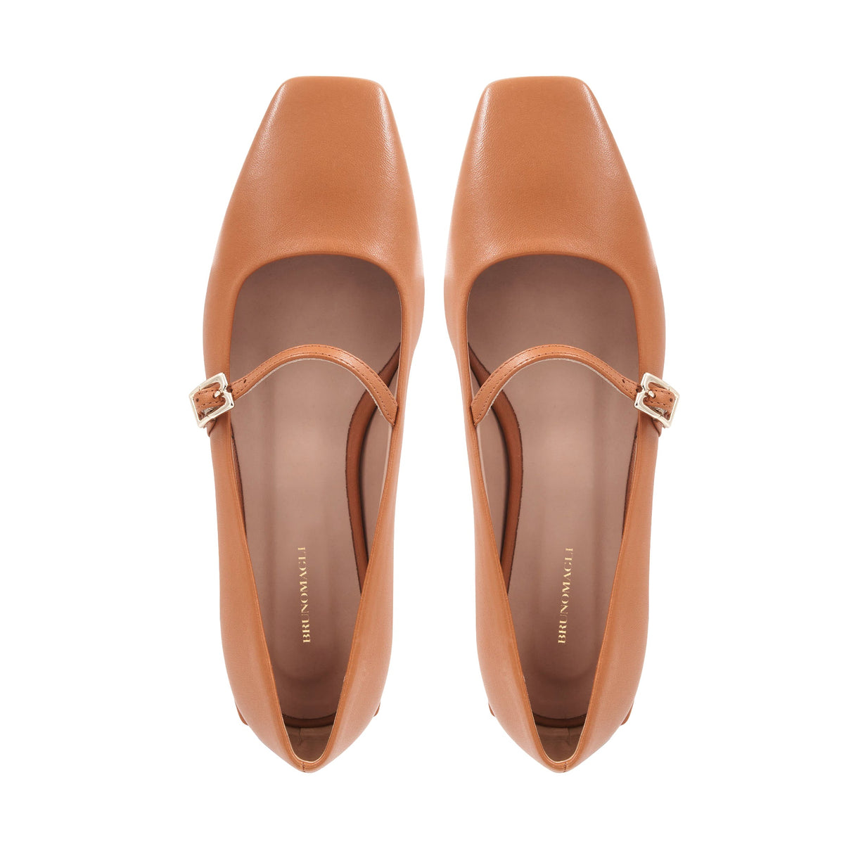 Bruno Magli Women Lucia Cognac Cognac Leather