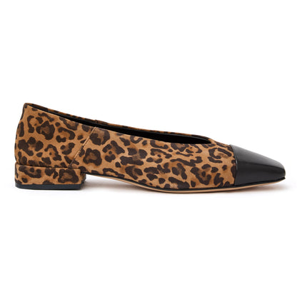 Bruno Magli Women Patria Flat Leopard Suede